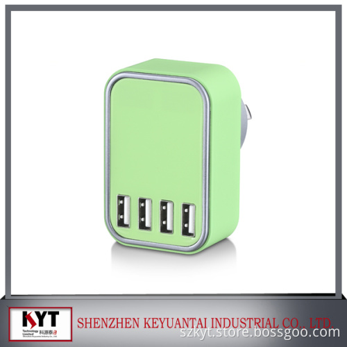 22.5w 5V4.5A 4 usb europe travel adapter,CE,Rohs,Fcc,SAA certified